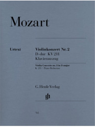 W.A. Mozart: Violin Concerto No.2 In D K.211 (noty na housle, klavír)