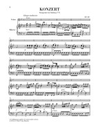 W.A. Mozart: Violin Concerto No.1 B Flat K.207 (noty na housle, klavír)