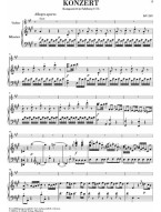 W.A. Mozart: Violin Concerto no. 5 A major K. 219 (noty na housle, klavír)
