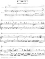 W.A. Mozart: Violin Concerto No 4 D K218 (noty na housle, klavír)