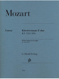 W.A. Mozart: Piano Sonata In F K.533/494 (noty na klavír)