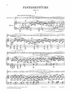 Robert Schumann: Fantasy Pieces Op. 73 for Piano and Clarinet (noty na housle, klavír)