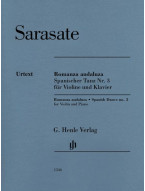 Pablo de Sarasate: Romanza Andaluza Op. 22 No. 1 (noty na housle, klavír)