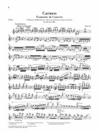 Pablo de Sarasate: Carmen Fantasy Op. 25 (noty na housle, klavír)