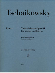 P.I. Čajkovskij: Valse-Scherzo op. 34 (noty na housle, klavír)