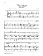 P.I. Čajkovskij: Valse-Scherzo op. 34 (noty na housle, klavír)