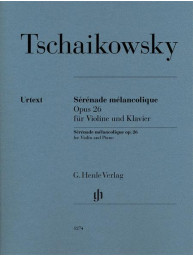 P.I. Čajkovskij: Serenade Melancolique Op. 26 (noty na housle, klavír)