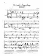P.I. Čajkovskij: Serenade Melancolique Op. 26 (noty na housle, klavír)