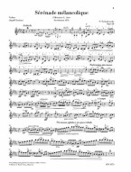 P.I. Čajkovskij: Serenade Melancolique Op. 26 (noty na housle, klavír)