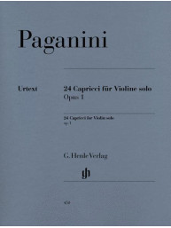 Niccolo Paganini: 24 Capricci op. 1 (noty na housle)