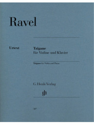Maurice Ravel: Tzigane (noty na housle, klavír)