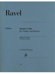 Maurice Ravel: Sonata In G Major (noty na housle, klavír)