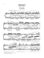 Maurice Ravel: Miroirs (noty na klavír)