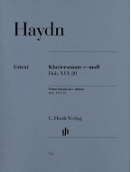 Joseph Haydn: Piano Sonata In C Minor Hob. XVI (noty na klavír)