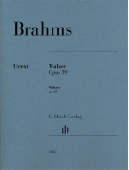 Johannes Brahms: Waltzes Op. 39 (noty na klavír)
