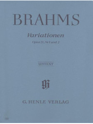 Johannes Brahms: Variations Op.21 No.1 And 2 (noty na klavír)