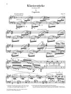 Johannes Brahms: Piano Pieces (noty na klavír)