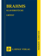 Johannes Brahms: Piano Pieces - Study Score (noty na klavír)