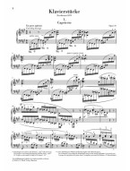 Johannes Brahms: Piano Pieces - Study Score (noty na klavír)