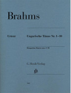 Johannes Brahms: Hungarian Dances Nos. 1-10 (noty na klavír)