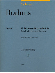 Johannes Brahms: Am Klavier - 15 Bekannte Originalstücke (noty na klavír)