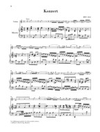 J.S. Bach: Concerto for Violin and Orchestra in A minor BWV 1041 (noty na housle, klavír)