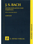 J.S. Bach: 6 Sonaten Und Partiten BWV 1001-1006 - Study Score (noty na housle)
