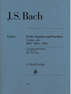 J.S. Bach: 6 Sonatas and Partitas for Violin solo BWV 1001-1006 (noty na housle)