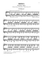 Isaac Albéniz: Iberia 3 (noty na klavír)