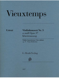 Henri Vieuxtemps: Violin Concerto no. 5 a minor op. 37 (noty na housle, klavír)