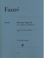 Gabriel Fauré: Berceuse for Violin and Piano Op.16 (noty na housle, klavír)