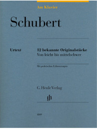 Franz Schubert: Am Klavier - 12 bekannte Originalstücke (noty na klavír)