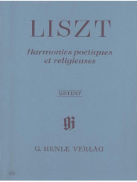 Franz Liszt: Harmonies Poétiques et Religieuses (noty na klavír)