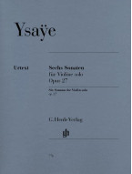 Eugene Ysaye: 6 Sonaten Opus 27 (noty na housle)