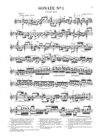 Eugene Ysaye: 6 Sonaten Opus 27 (noty na housle)