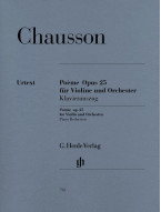 Ernest Chausson: Poéme For Violin And Orchestra Op. 25 (noty na housle, klavír)