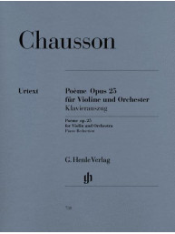 Ernest Chausson: Poéme For Violin And Orchestra Op. 25 (noty na housle, klavír)