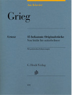 Edvard Grieg: Am Klavier - 15 bekannte Originalstücke (noty na klavír)