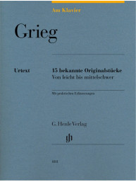 Edvard Grieg: Am Klavier - 15 bekannte Originalstücke (noty na klavír)