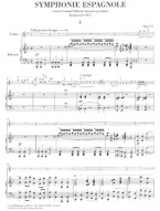 Edouard Lalo: Symphonie Espagnol d-moll Opus 21 (noty na housle, klavír)