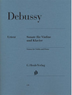 Claude Debussy: Sonata For Violin And Piano (noty na housle, klavír)