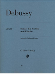 Claude Debussy: Sonata For Violin And Piano (noty na housle, klavír)
