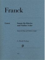César Franck: Sonata In A (noty na housle, klavír)