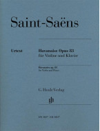 Camille Saint-Saëns: Havanaise Op.83 (noty na housle, klavír)