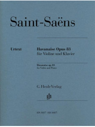 Camille Saint-Saëns: Havanaise Op.83 (noty na housle, klavír)