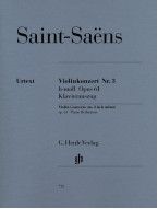 Camille Saint-Saëns. Violin Concerto No.3 In B Minor Op.61 (noty na housle, klavír)