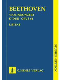 Beethoven: Violin Concerto In D major Op. 61 - Study Score (noty, studijní partitura)