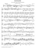 Beethoven: Spring Sonata In F major Op.24 (noty na housle, klavír)