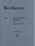 Beethoven: Sonatas For Violin And Piano Volume 1 (noty na housle, klavír)