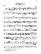 Beethoven: Romances for Violin and Orchestra Op. 40 & 50 in G and F Major (noty na housle, klavír)